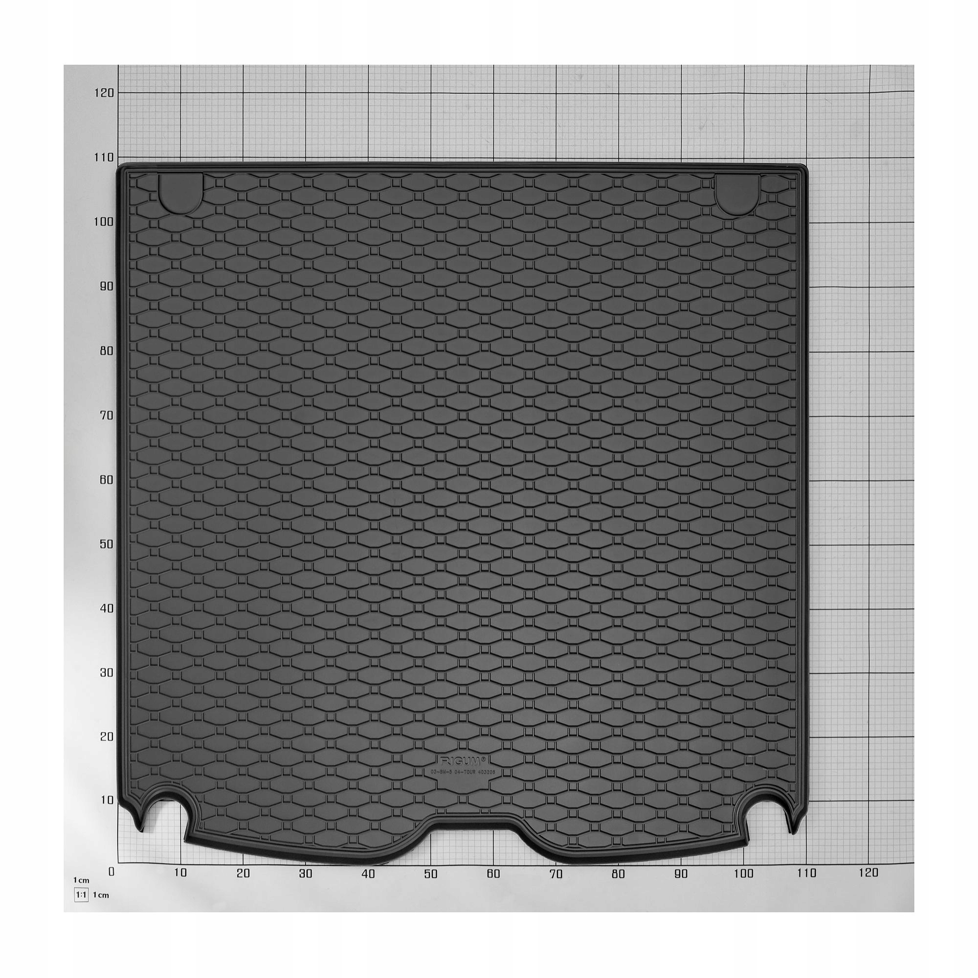 Zestaw dywaników do BMW 5 Touring E60/61 od 2004 do 2010 Materiał guma