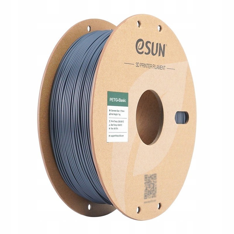Filament eSUN PETG Basic Szary Grey 1KG