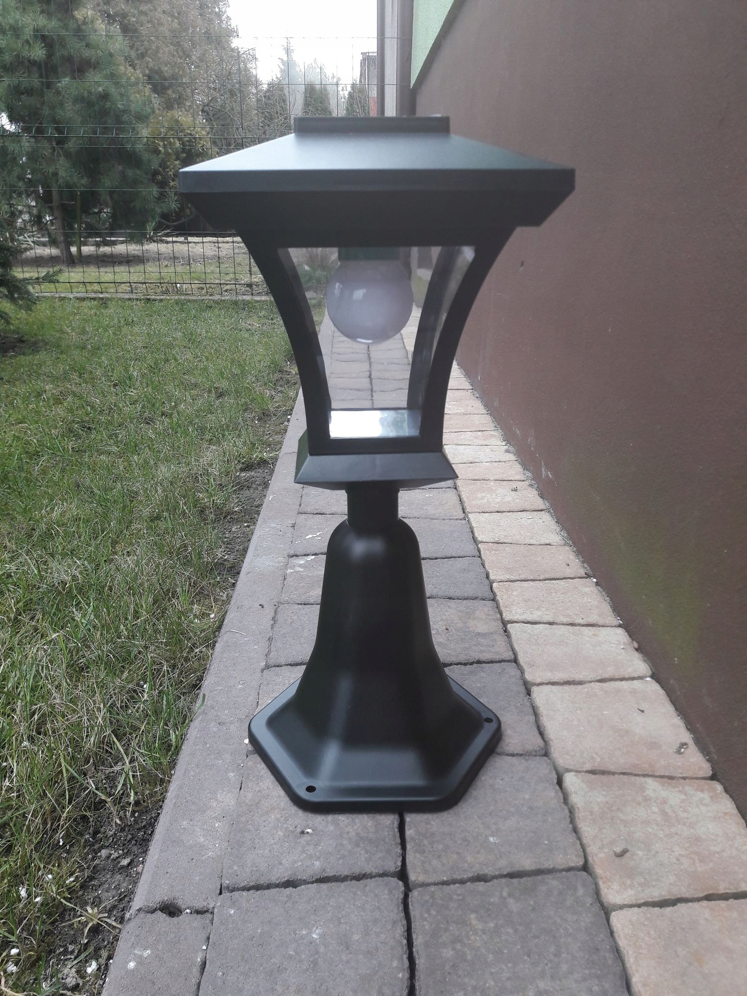 

Latarnia, lampa solarna ogrodowa, 46 cm, znicz.