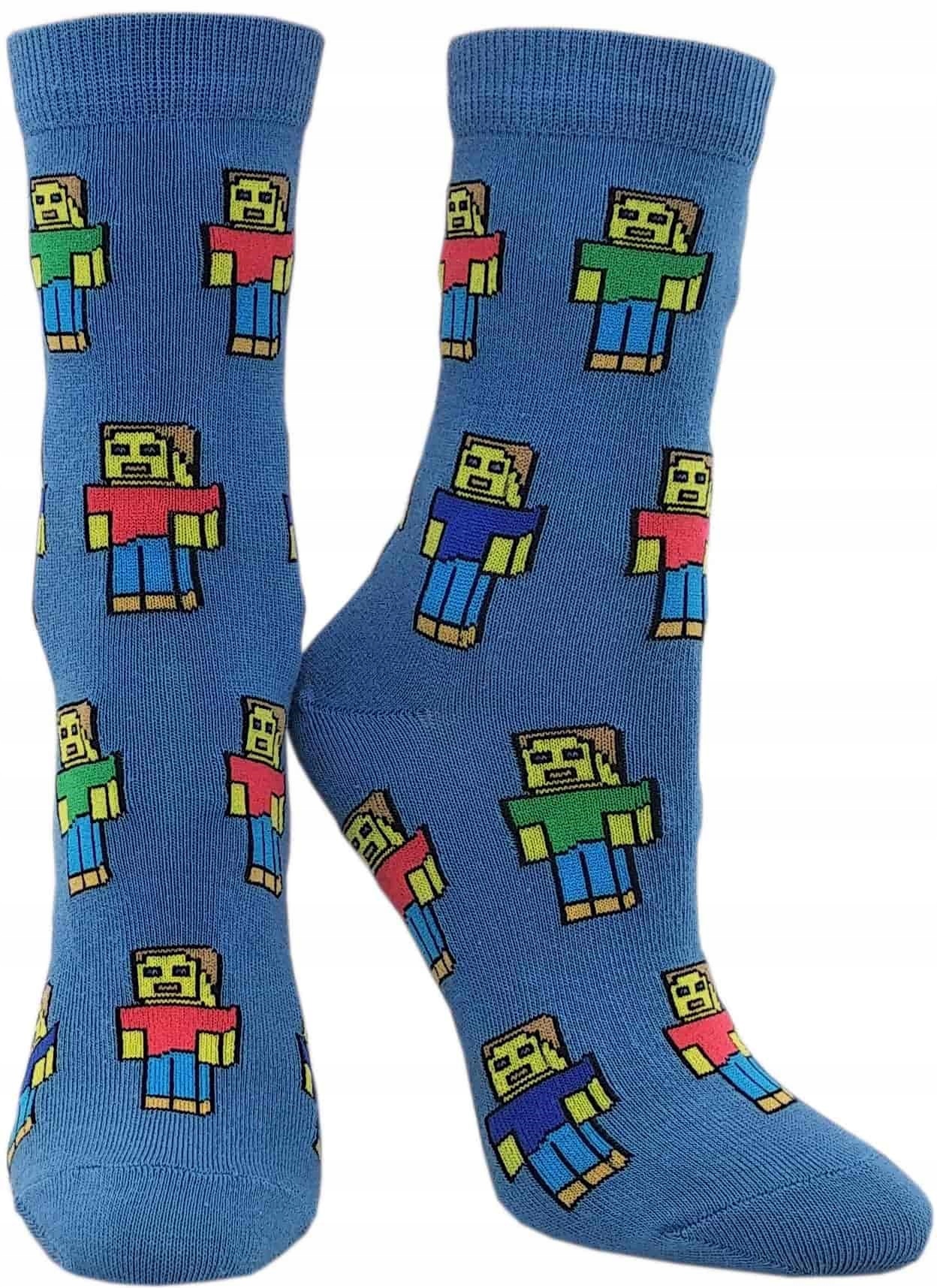 

Skarpety Krebo Kolorowe Ludziki Minecraft 27 - 30.