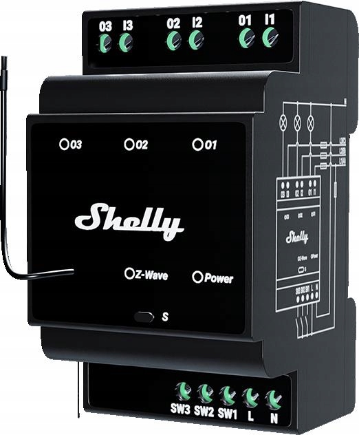 Shelly Wave Pro 3 Eu Lr