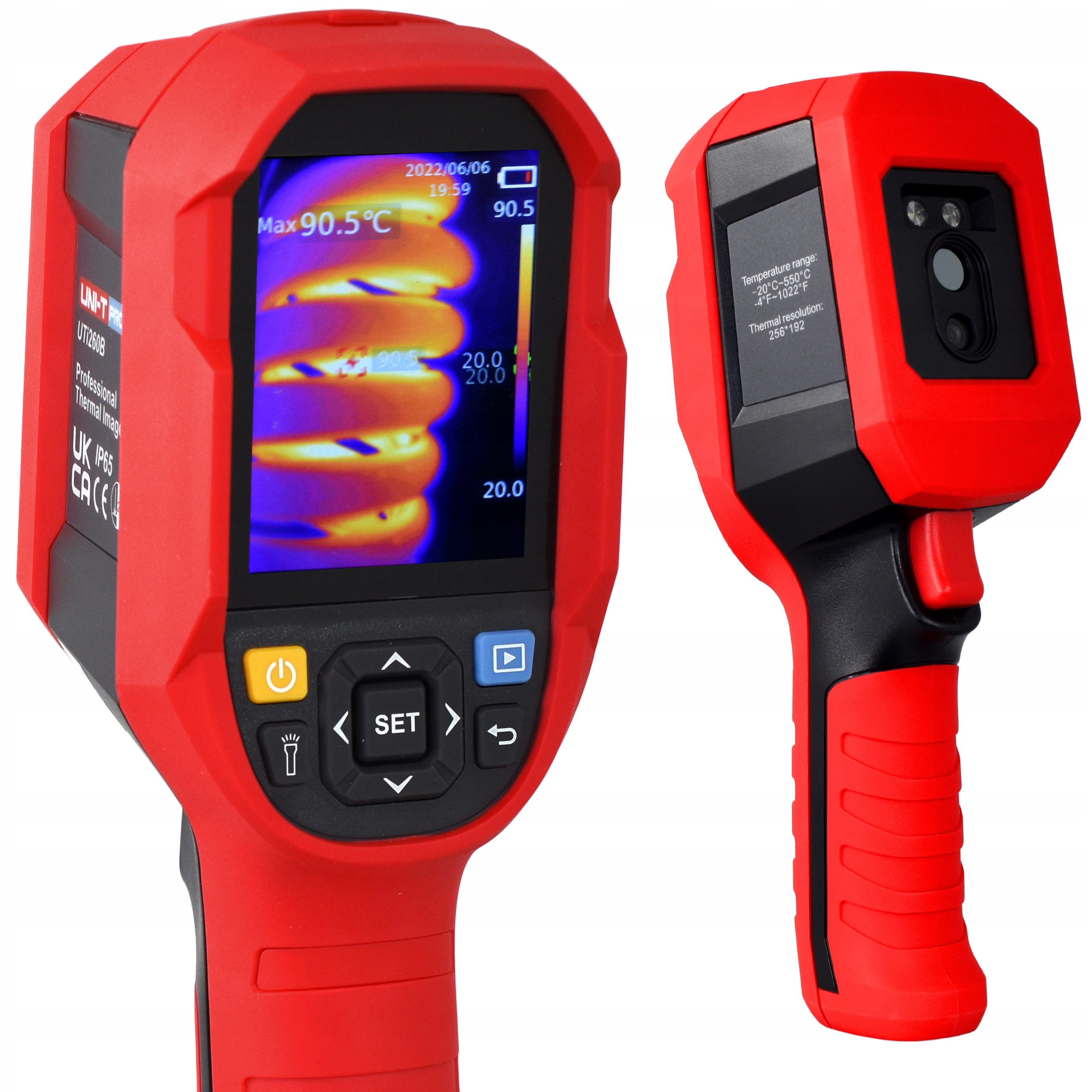 

Kamera Termowizyjna 260x192 Termodetektor 49 152px