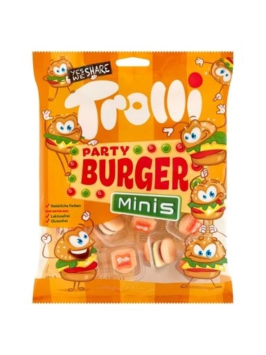 Levně 3x želé bonbóny Trolli Mini Burger 170 g