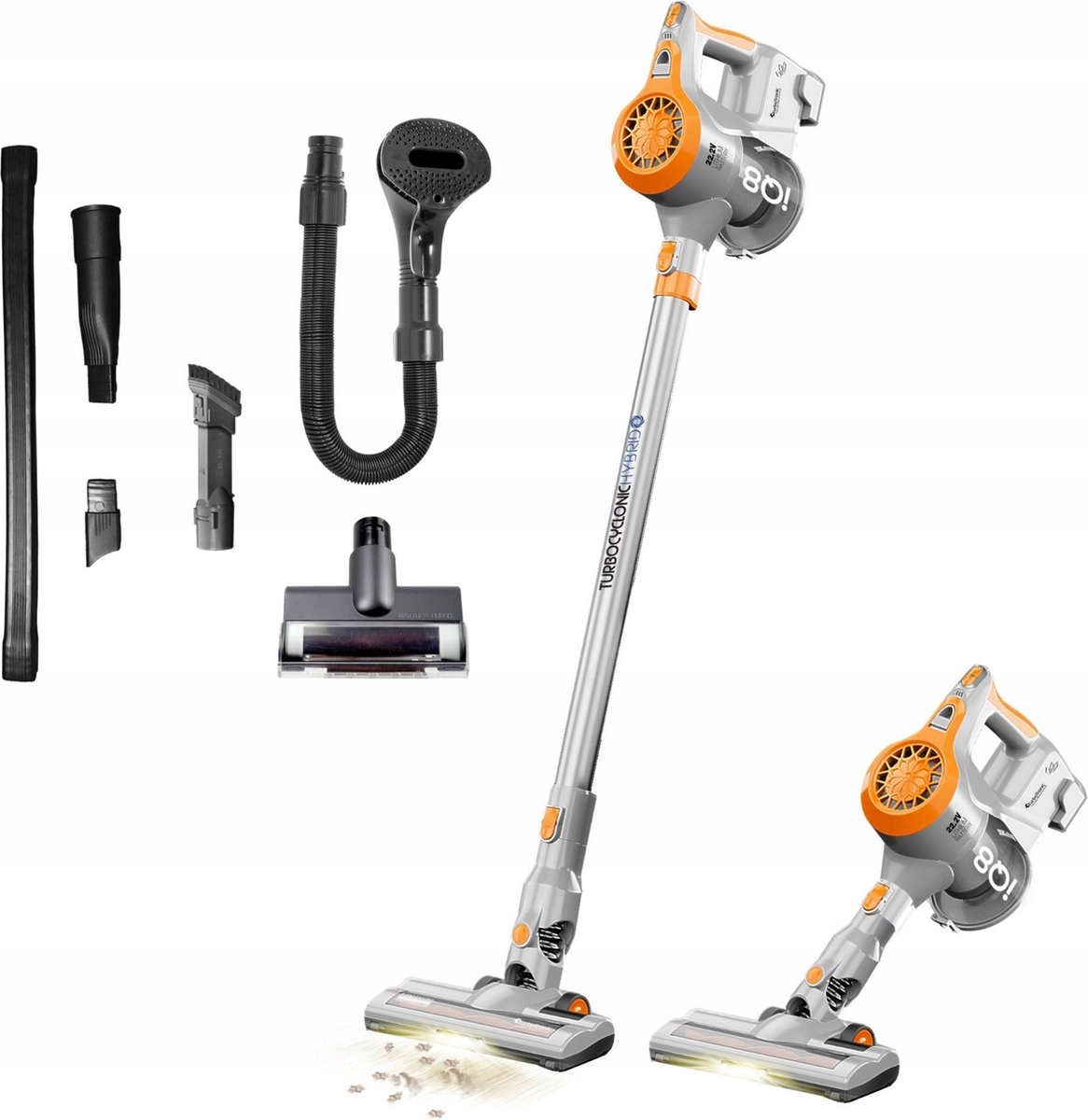 Odkuracz Pionowy Akumulatorowy Szczotka Dla Psa Ssawka 120W