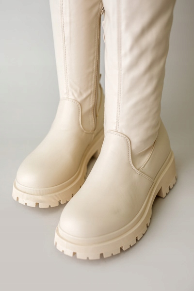 KOZAKI muszkieterki WORKERY za kolano PŁASKIE (40) Rozmiar 40