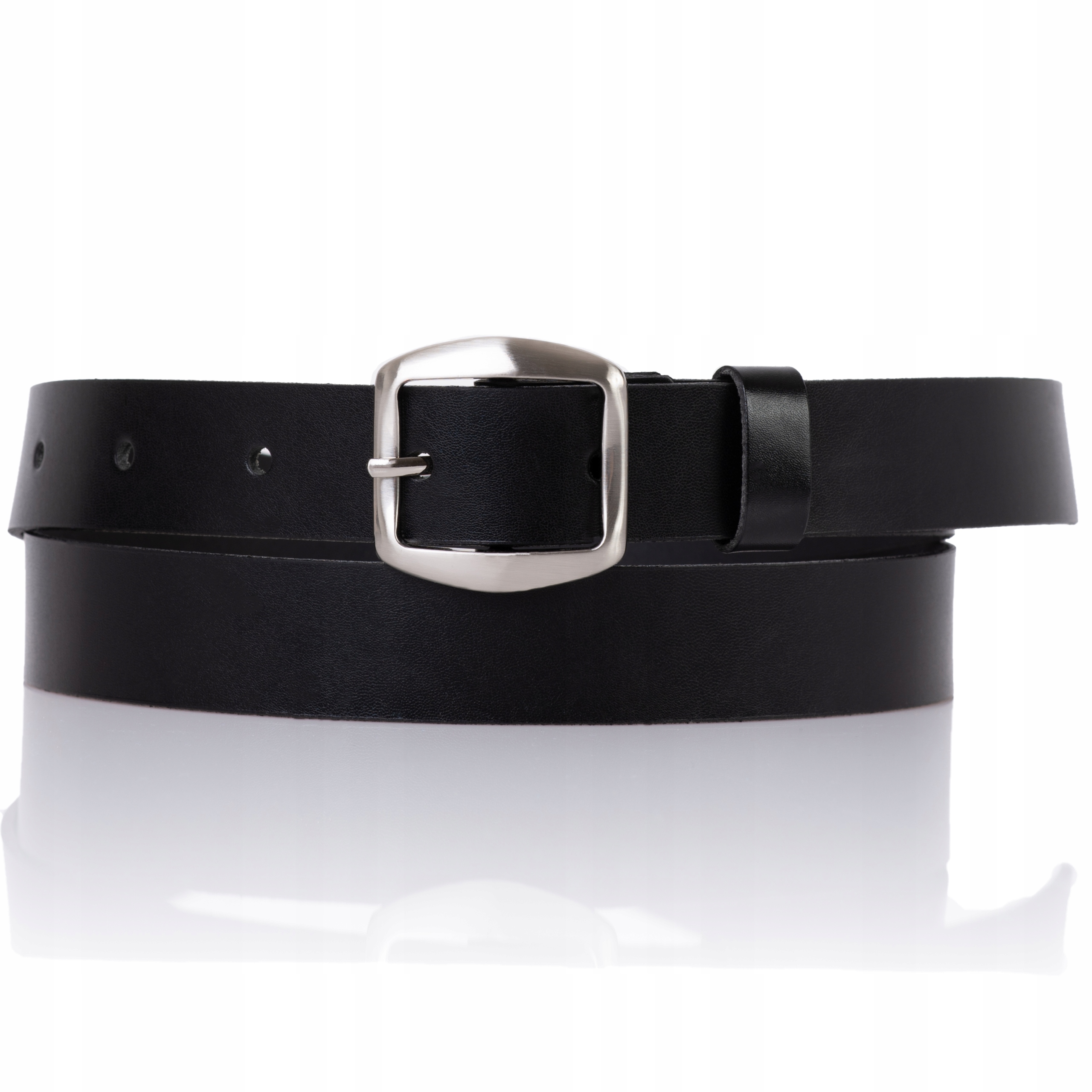 

Sepher Pasek skórzany Czarny klasyk damski spodni