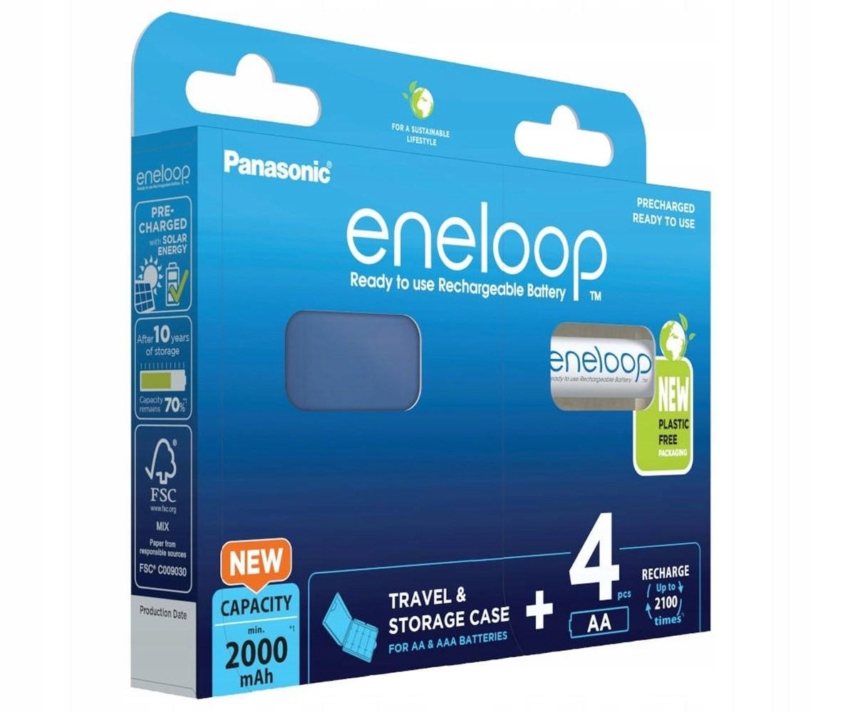 Panasonic Eneloop Aa 2000mAh 4 szt Case