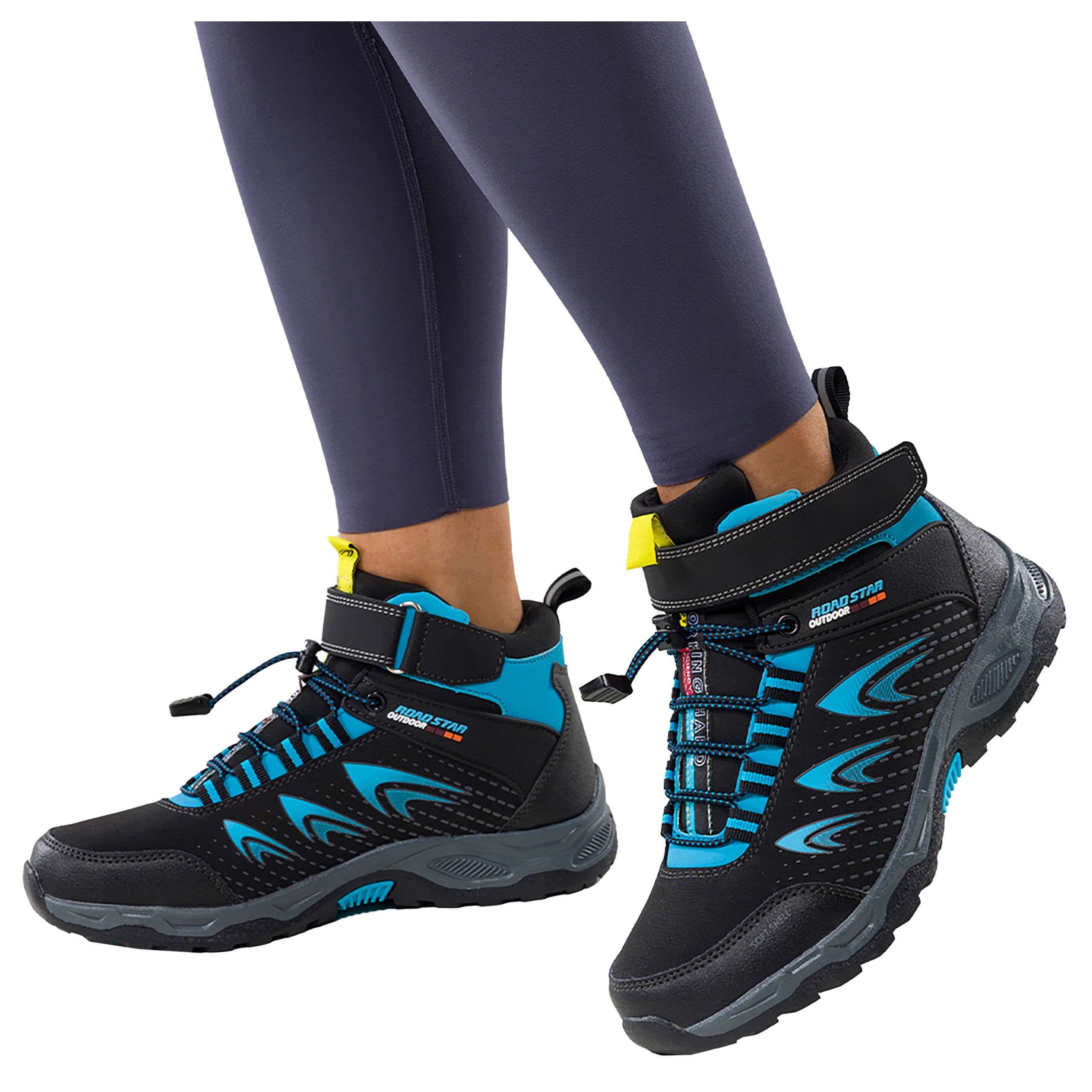 Sportovní dámské Trekingové boty Prodyšné Softshell Lehké Pohodlné r 36