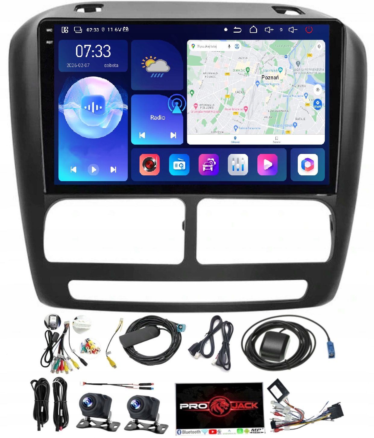 Android Auto Rádio Wifi Fiat Doblo 2010-2015 Carplay Wifi Usb 128GB Sim Modem