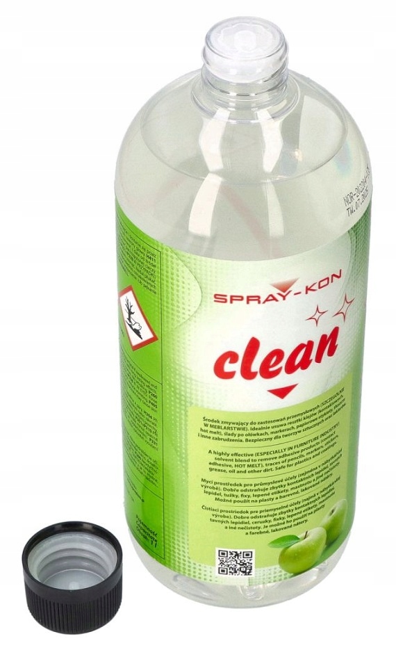

Clean Zmywacz Etykiet Klejów Odtłuszczacz Jabłkowy