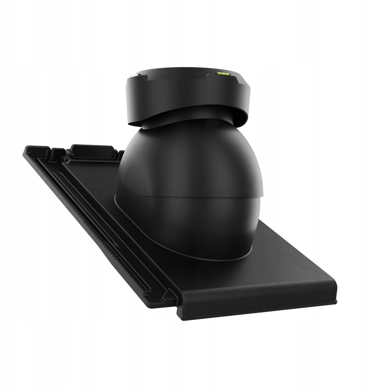 Krbový kanalizační ventilátor fi110 Creaton Simpla Antracit/černý