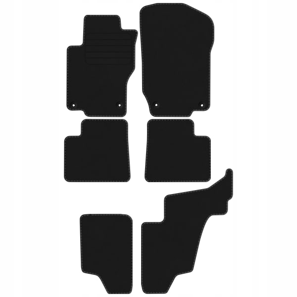 MERCEDES GL X164 велюр комфорт коврики + стопоры