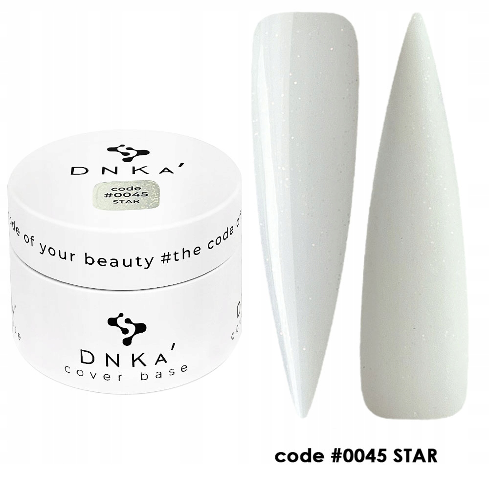 Rubber Base French Cover DNKa Barevná báze 30 ml #0045 Star