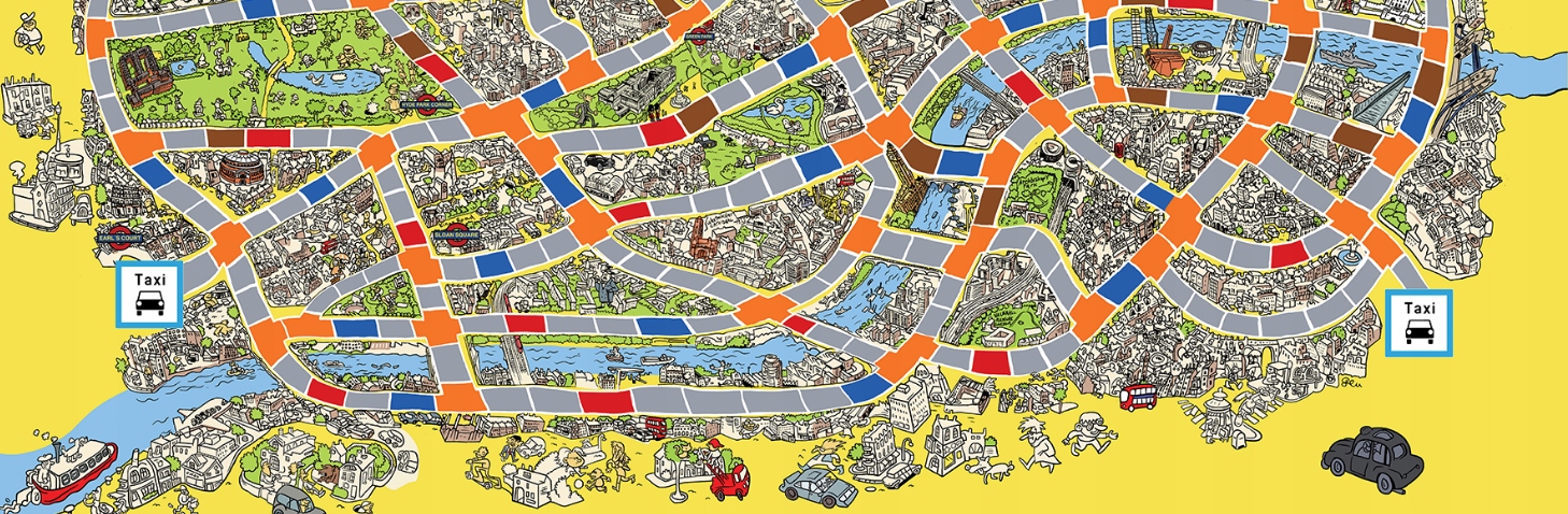 City Maze - London Board Game GRA PLANOSZOWA Wydawca inny