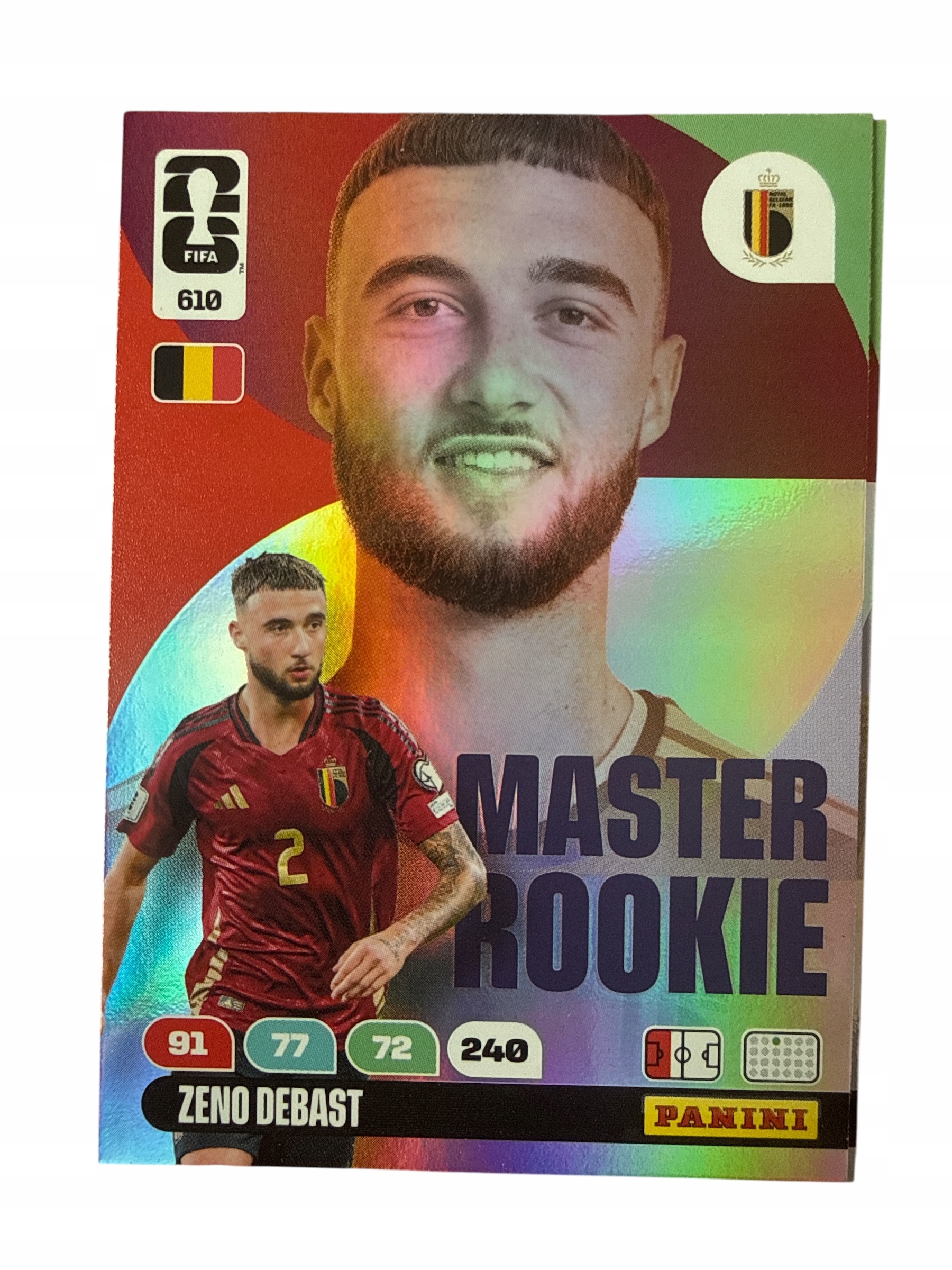Fifa World Cup America 2026 Panini Master Rookies 610 Debast
