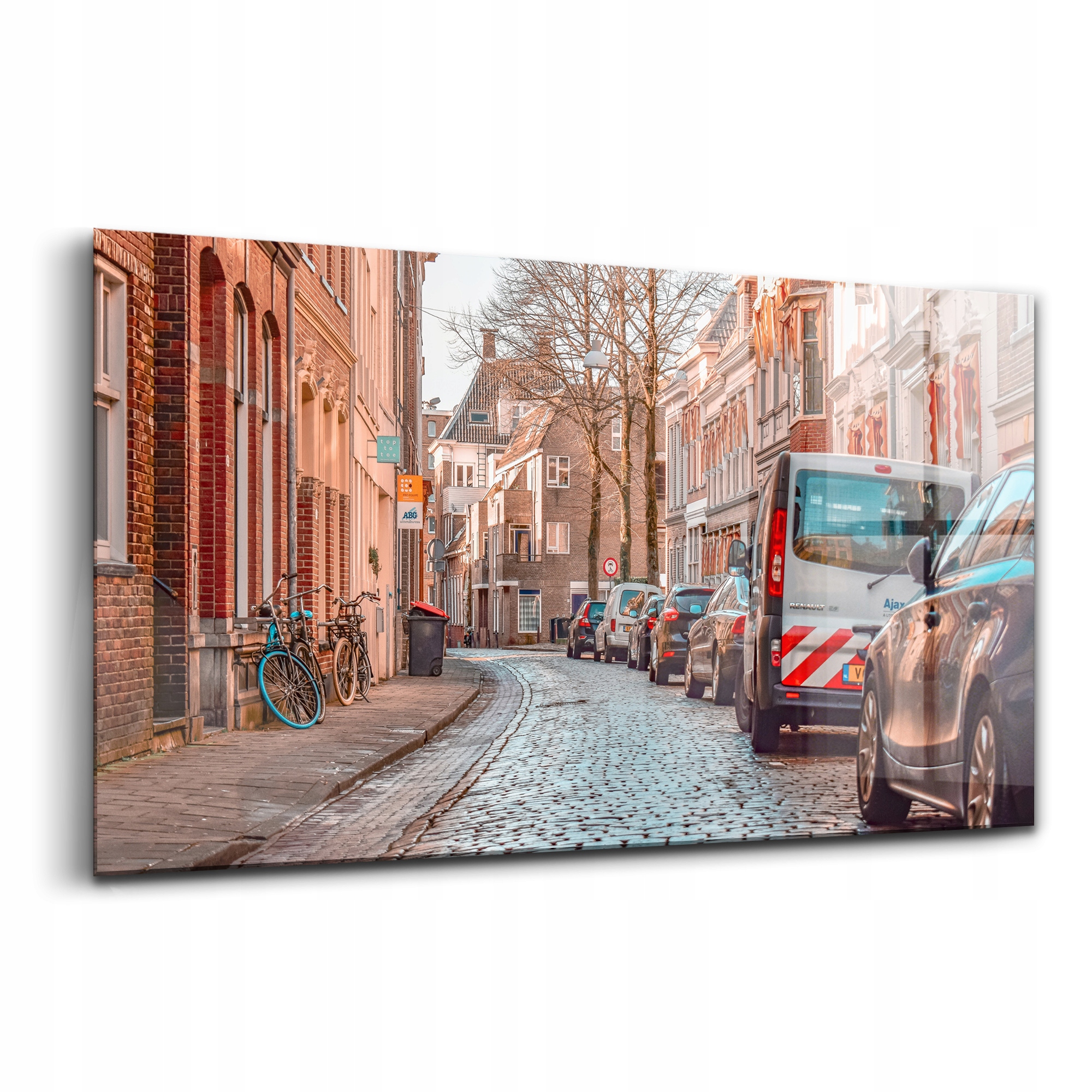 Fotoobraz foto sklo Ulice ve městě 100x50 cm