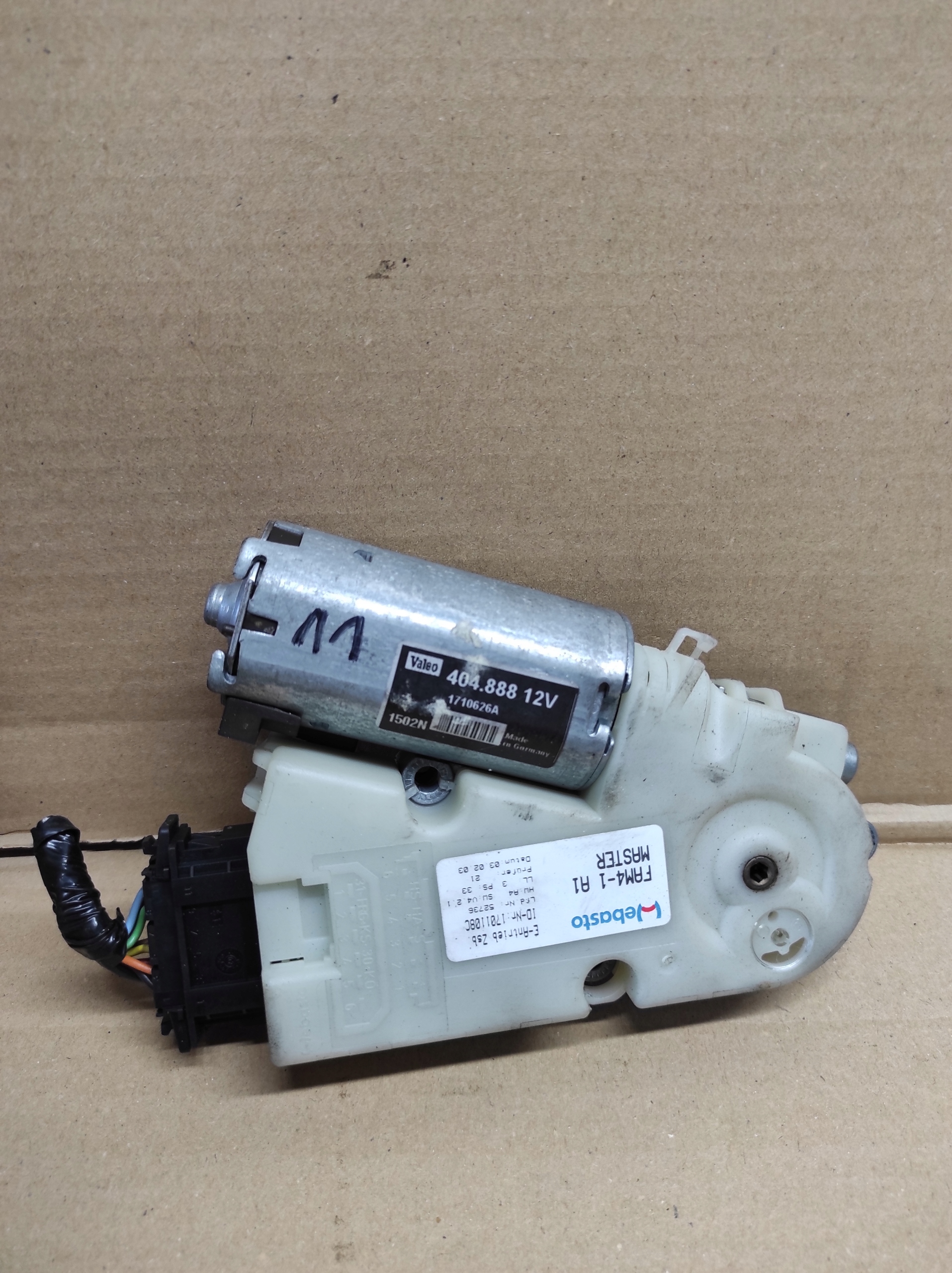 SILNICZEK SZYBERDACHU RENAULT ESPACE IV 1710626A 1701108C