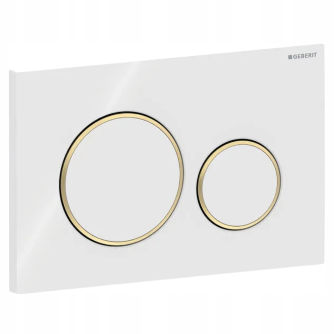 Przycisk uruchamiający Geberit Sigma20 biało-złoty