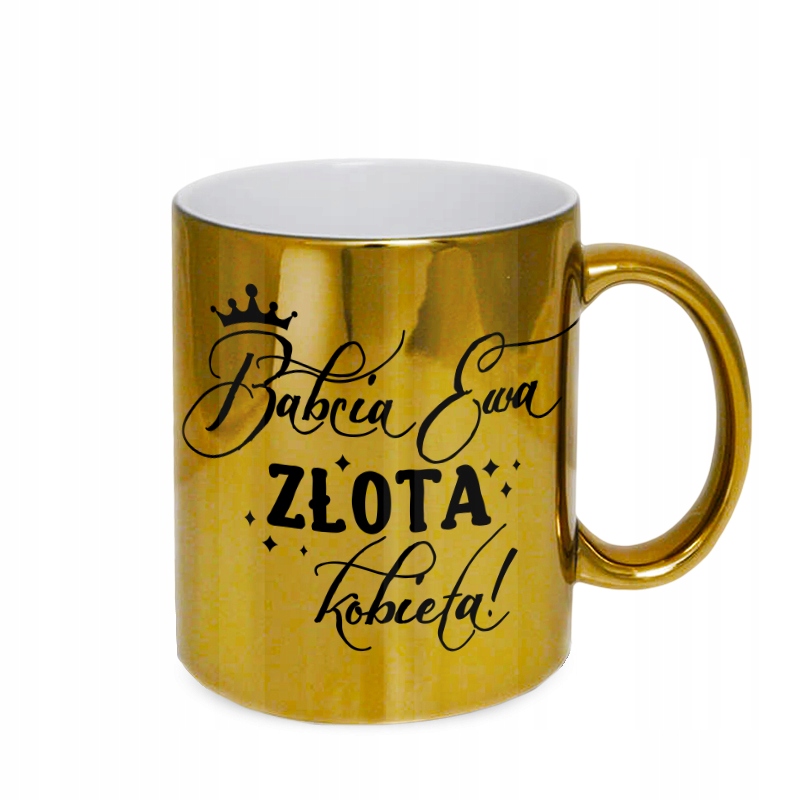 

Kubek dla Babci Złota Kobieta Złoty