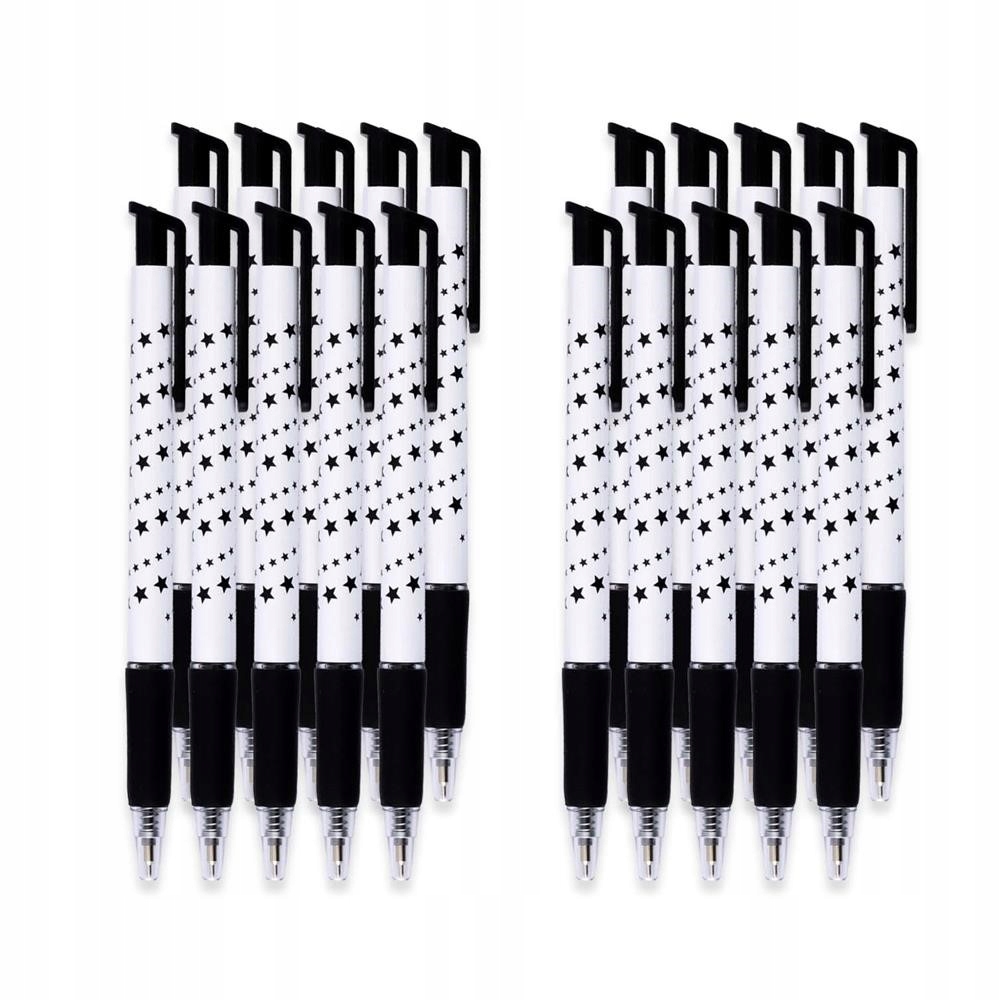 

Komplet 20x Długopis Automatyczny 0,5 mm Czarny