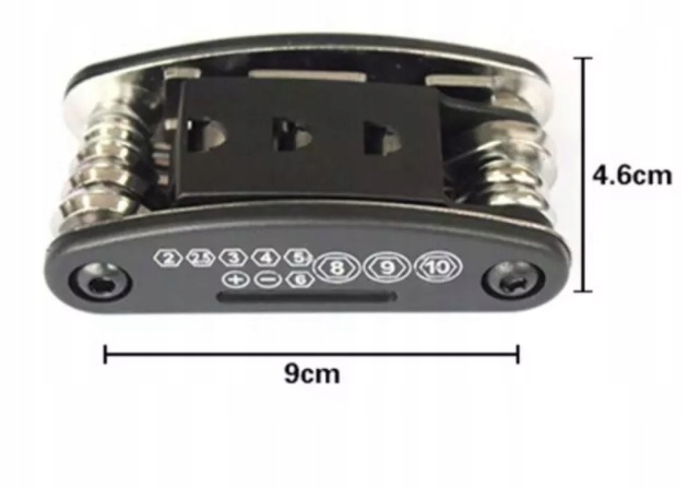 ZESTAW KLUCZY ROWEROWYCH ROWERU IMBUS KLUCZ 16w1 Przeznaczenie wielofunkcyjne