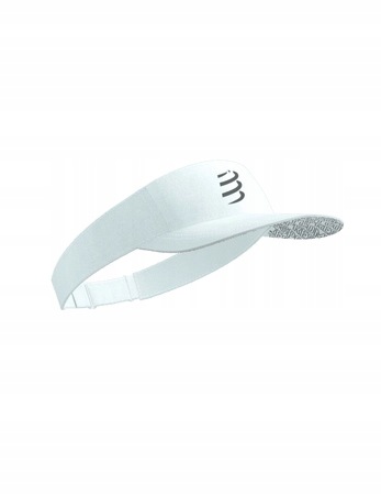 Compressport daszek do biegania Ultralight, biały