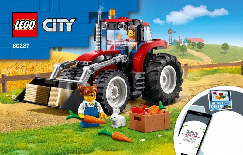 

Lego Instrukcja 60287 City Tractor Nowy