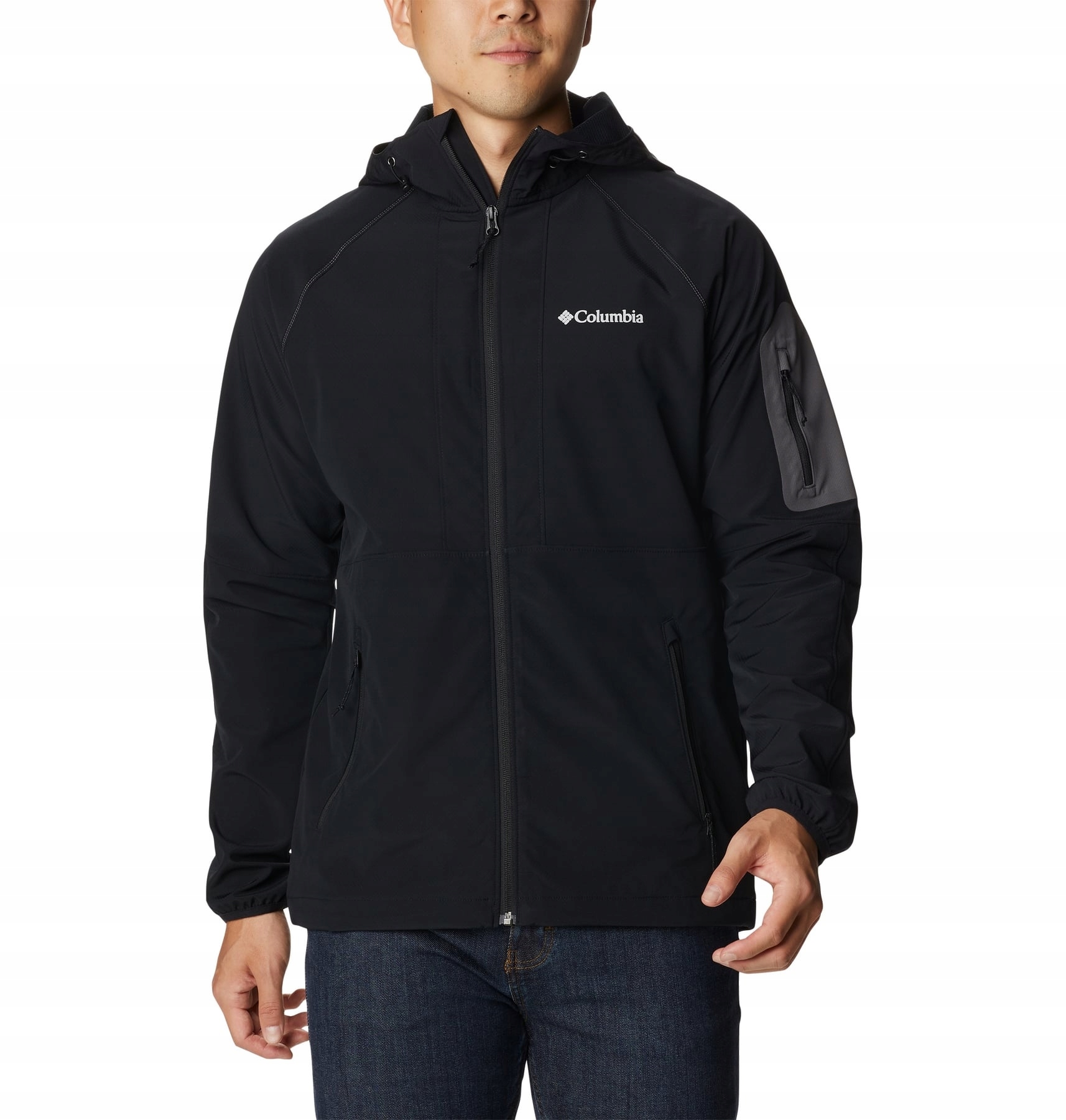 Kurtka męska Columbia Tall Heights Softshell czarna 1975591011 r M