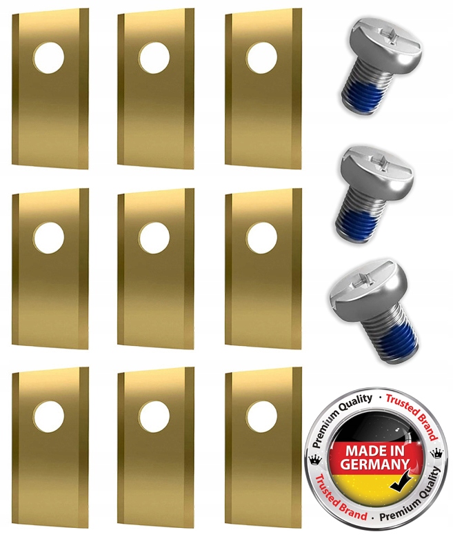 Titanové Nože Pro Robota Parkside Nůžky Pro Robota Pmra Pmrda 9 ks