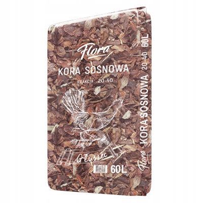 

Kora sosnowa 60L frakcja 20-40 Flora