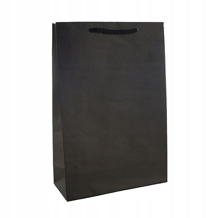 

torebki papierowe Czarne prestiż 17x7x25cm 10szt
