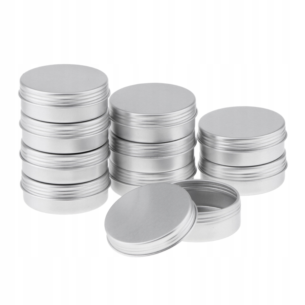 Aluminiowy pojemnik na puszki okrągłe zakrętki