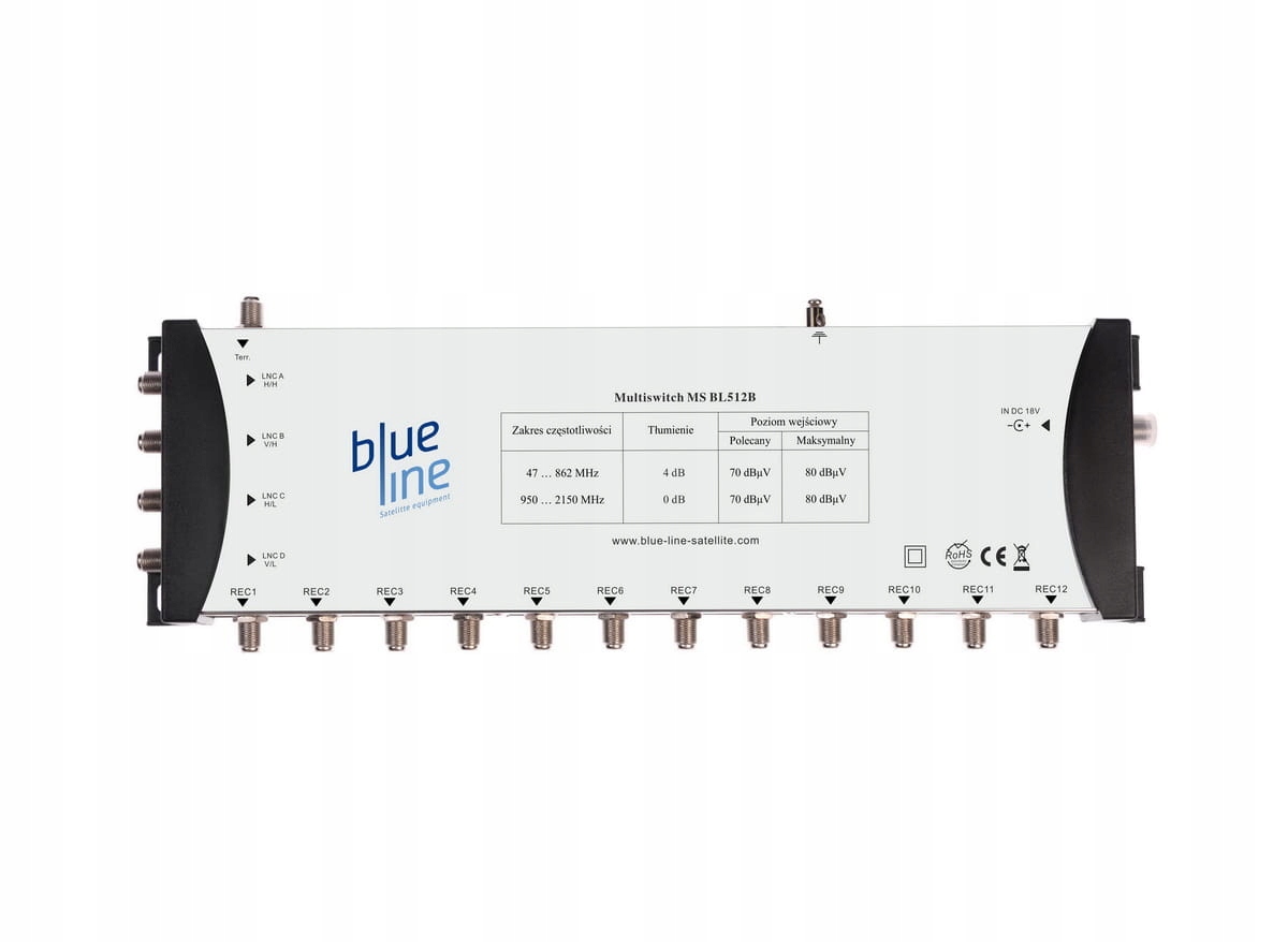 Multiswitch 5/12 Ms BL512B Blue Line