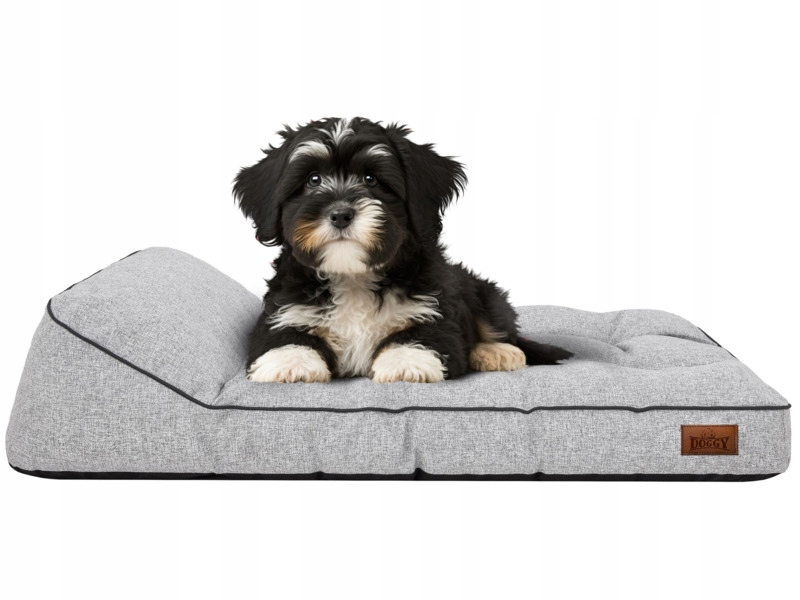 Legowisko dla psa Doggy Destiny Popielaty M 80 x 52 x 9 cm