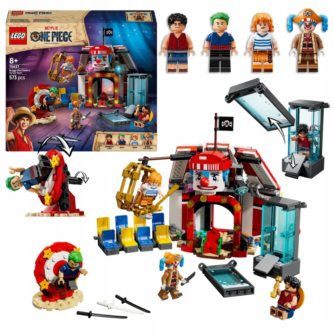 Lego 75637 One Piece Cirkusový Stan s klaunem Buggym
