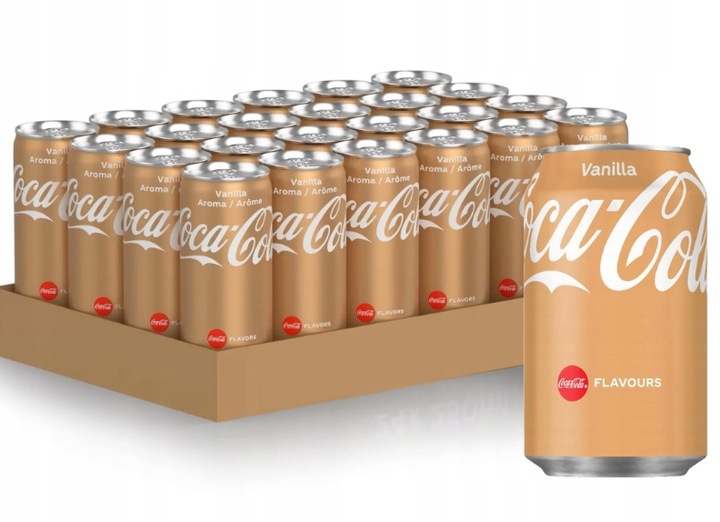 Levně Coca Cola Vanilková plechovka 24x330 ml Dánsko