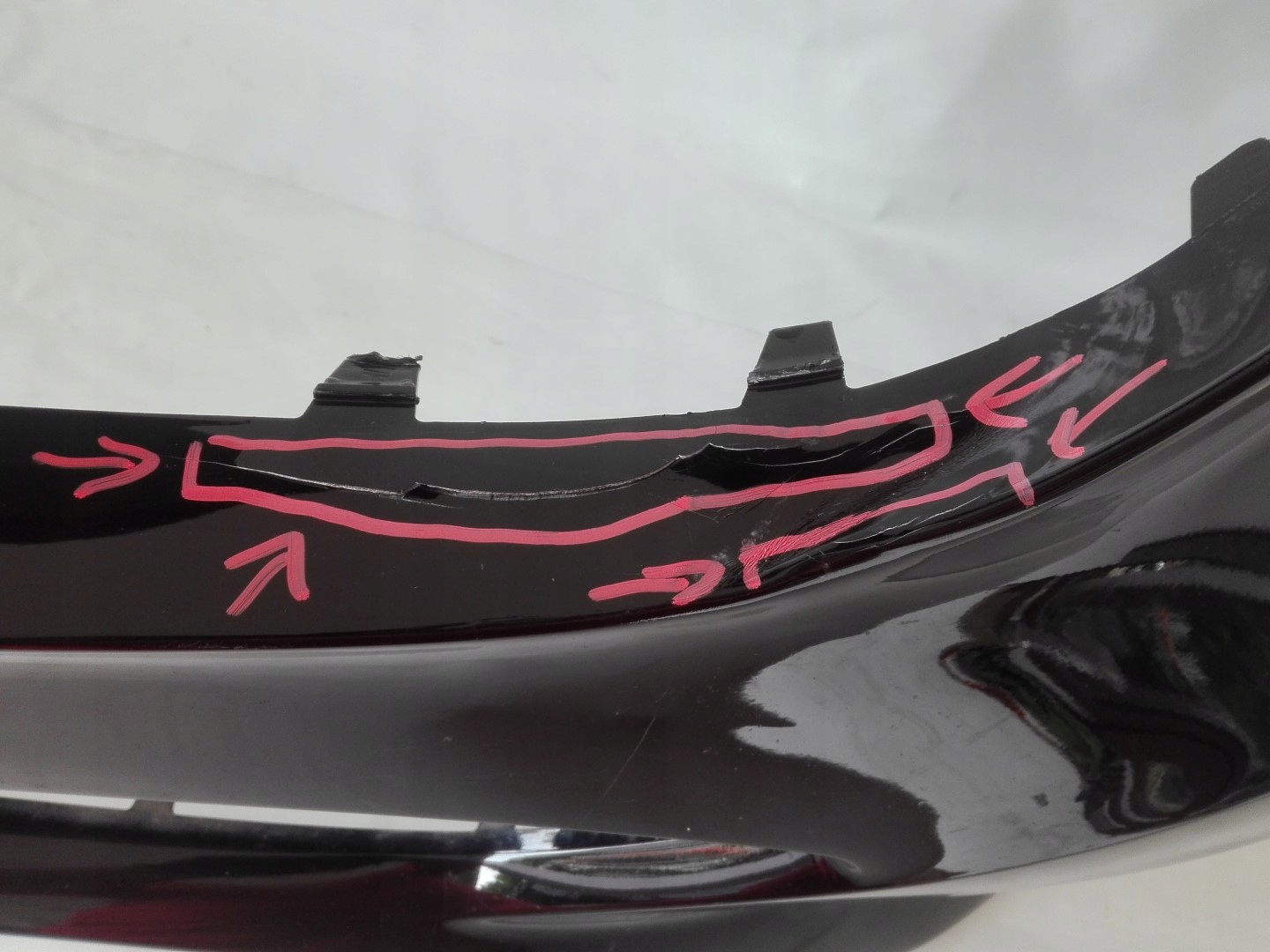 bumper front MERCEDES B-class 246 LIFT PDC