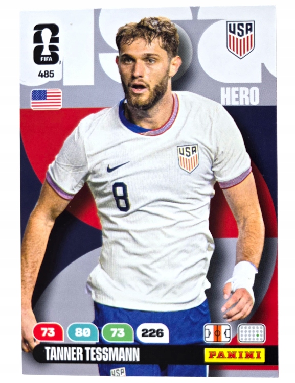 Karty Piłkarskie do albumu Panini Fifa World Cup 2026 Hero Usa 485 Tessmann