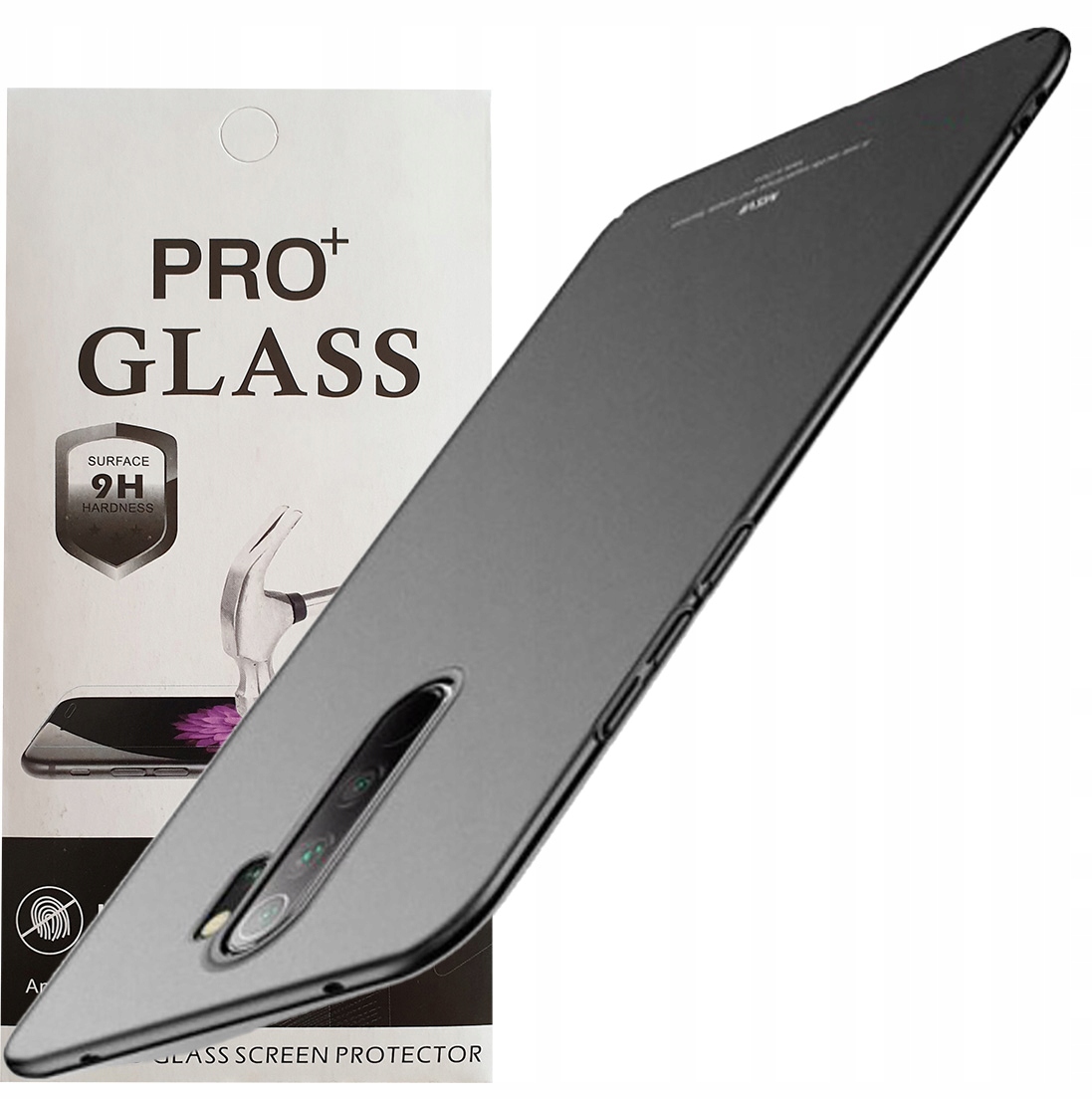 

Etui Case Msvii Do Redmi Note 8 Pro Szkło Hart. 9H