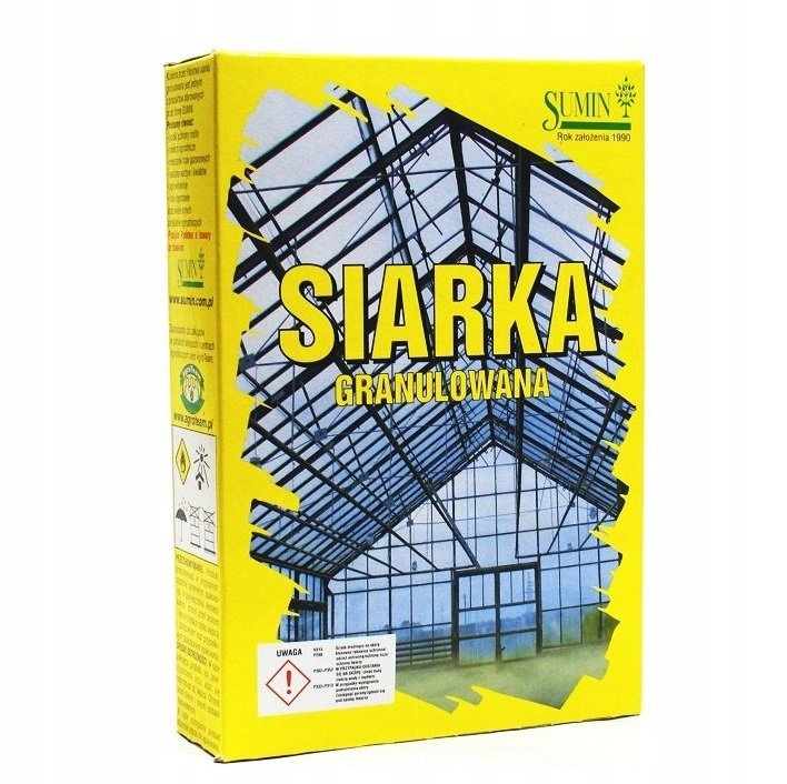 

Siarka Granulowana do dezynfekcji zakwaszania 500g