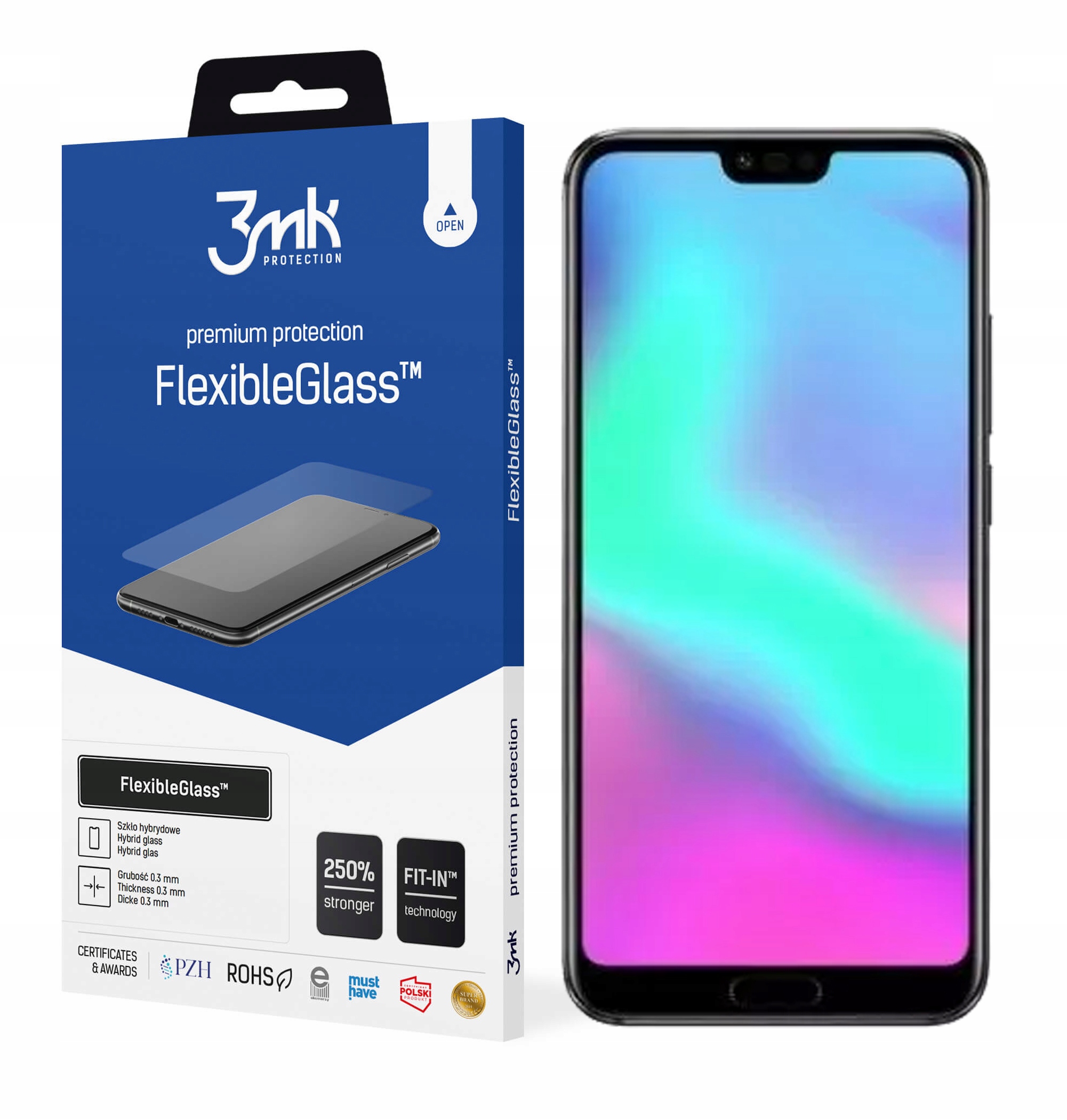 

Szkło 3MK FlexibleGlass do Huawei Honor 10