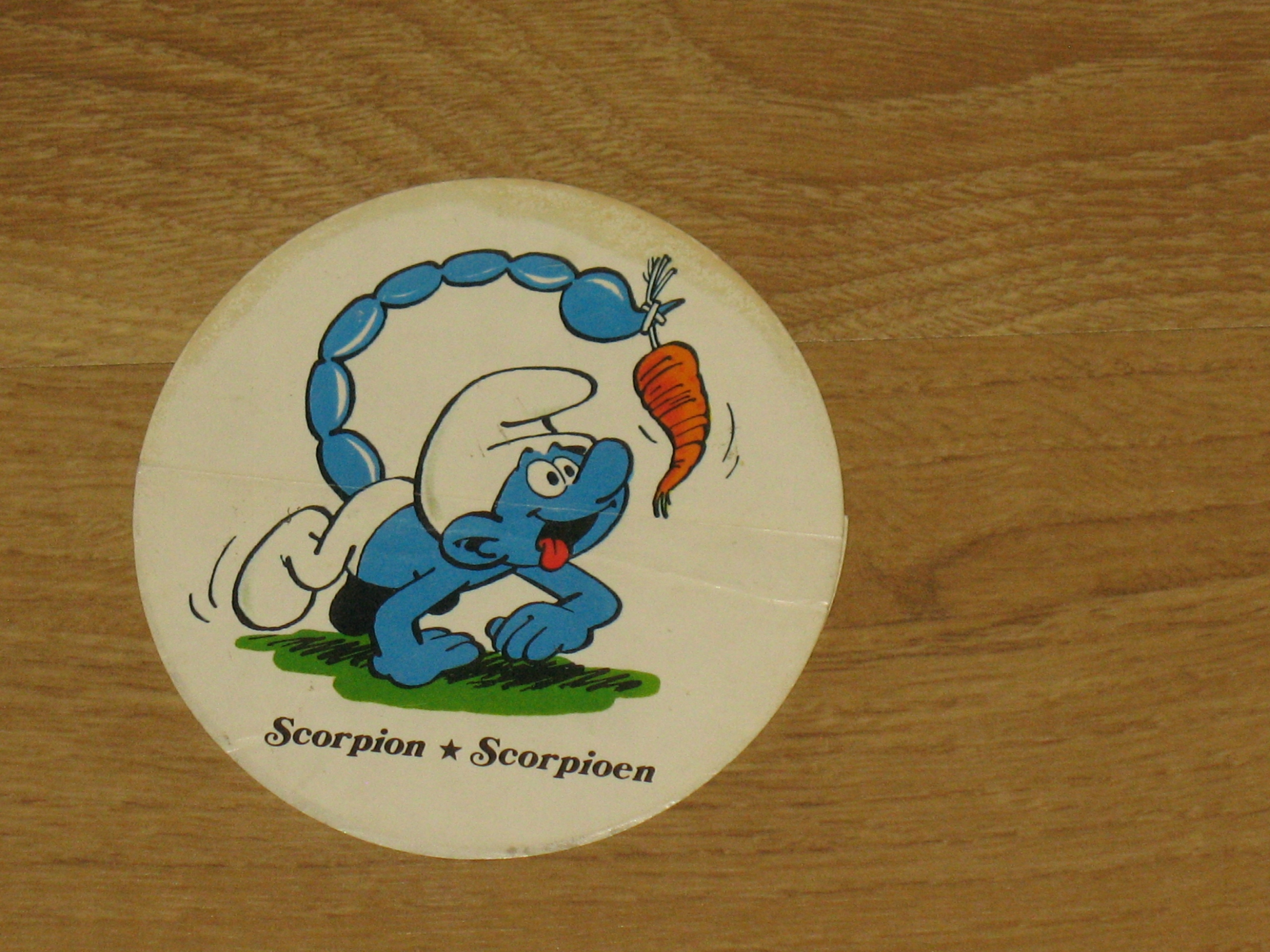 SMERF SCORPION naklejka z PRL