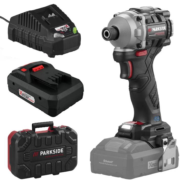 Parkside Performance zakrętarka klucz udar 226Nm aku 4ah smart +ładowarka