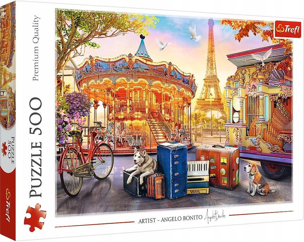

Puzzle Wakacje W Paryżu 500EL Widok Miasta Francja
