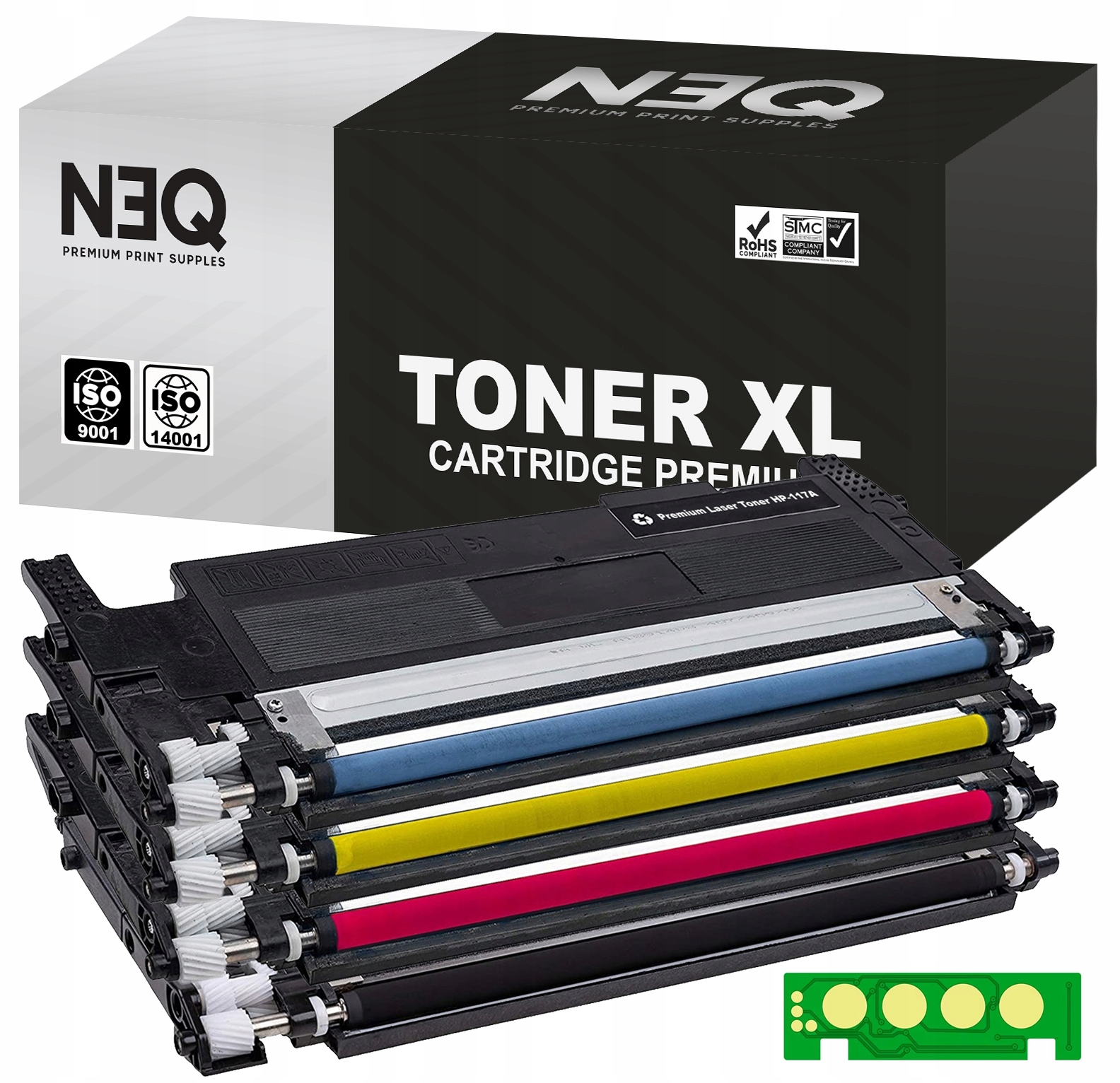 Toner 117A do drukarki Hp Color Laser 150a 150nw 178nw 179fnw W2070A Z Chip