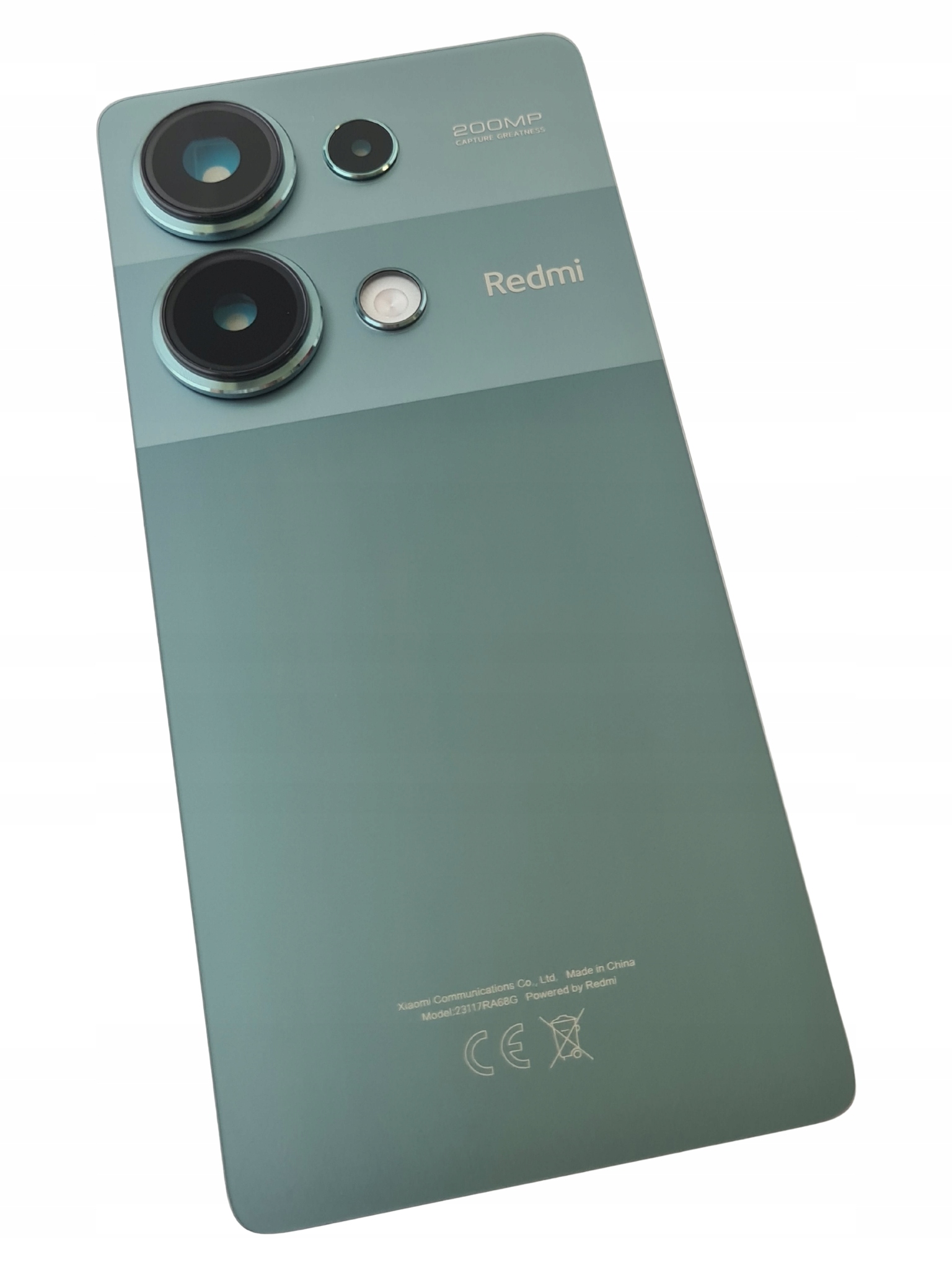 Org Klapka Oryginalna tył plecki do Xiaomi Redmi Note 13 Pro 4G, zielona