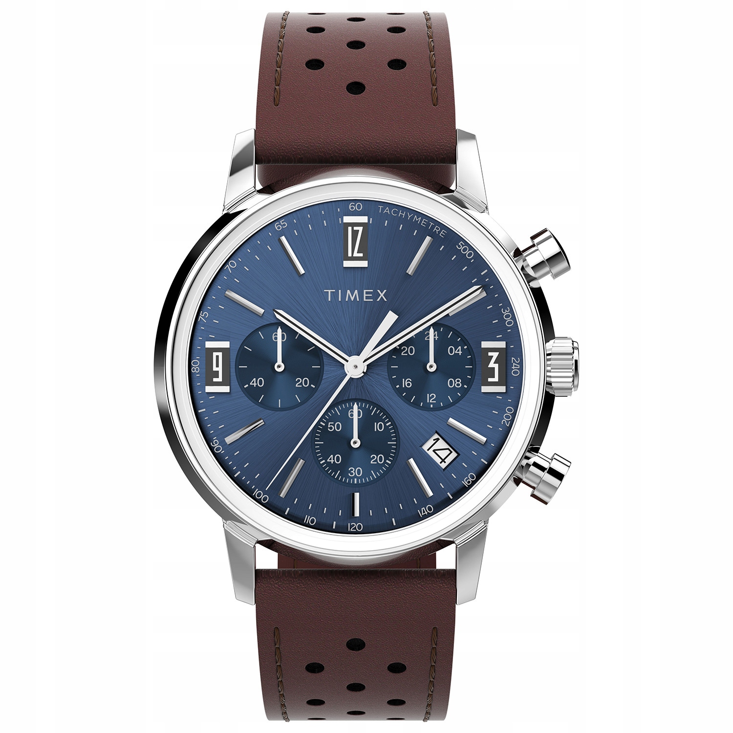 Pánské Hodinky Timex TW2W10200 hnědé