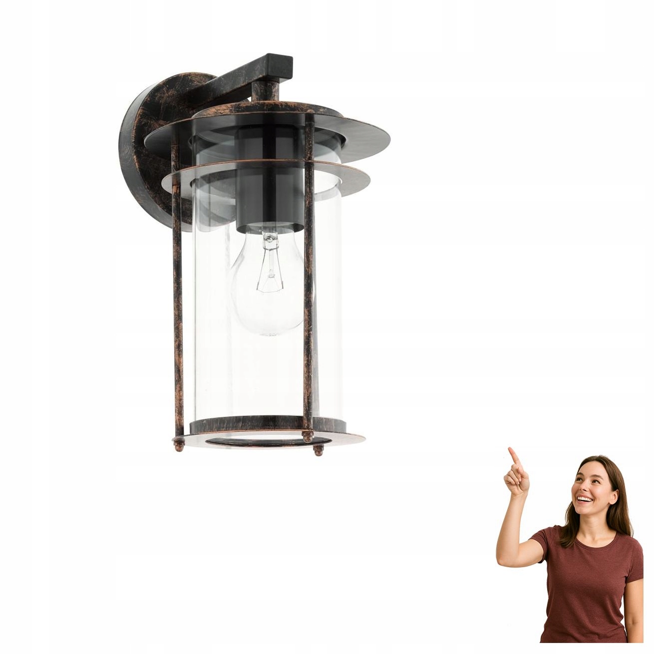 Venkovní nástěnné svítidlo Valdeo 96241 Eglo