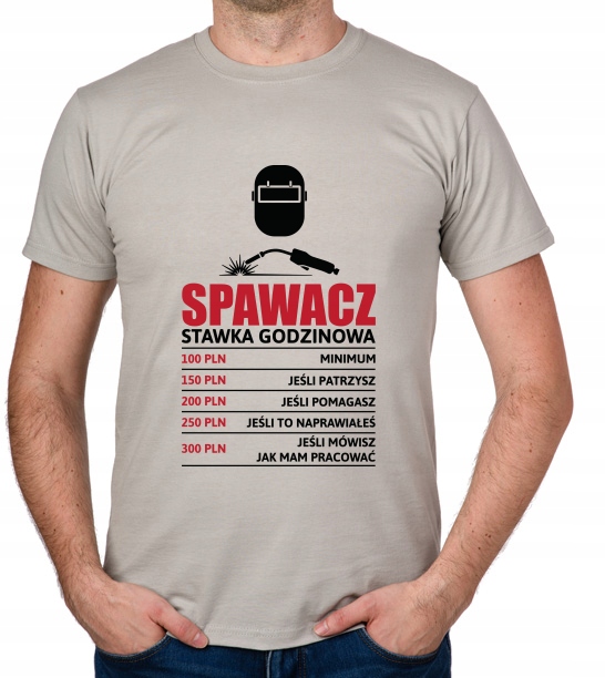

koszulka Spawacz stawka godzinowa prezent
