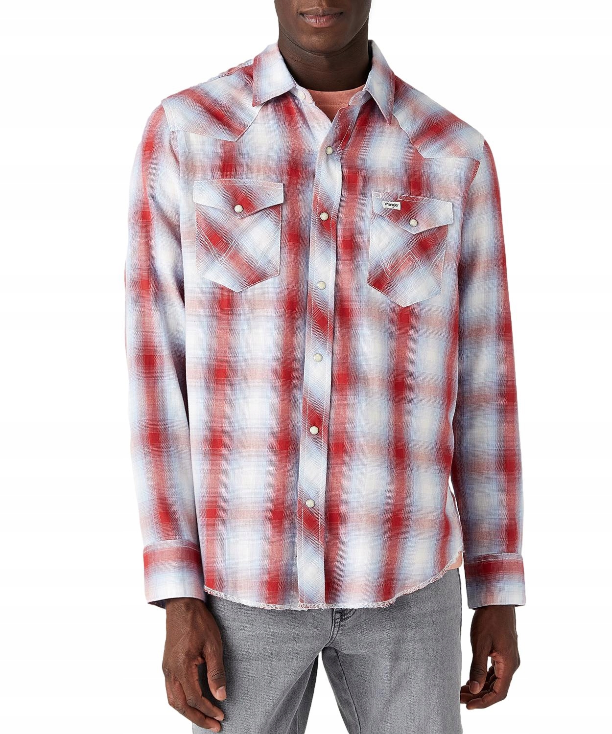 

Koszula Wrangler Western Shirt W5A0BJR06 Red XXL